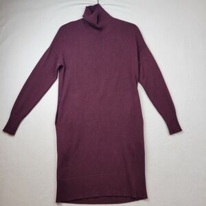 Lululemon Softer Still Maroon Longer Pullover Sweater Knit Dress Size Small